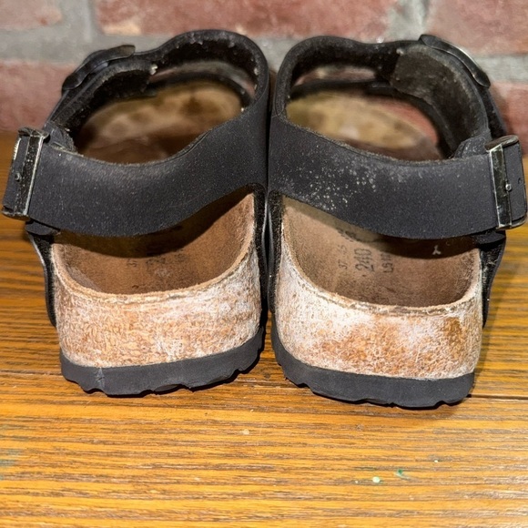 Birkenstock Betula Womens Double Buckle Strap Suede Slingback Sandals Sz 37 - Picture 8 of 10